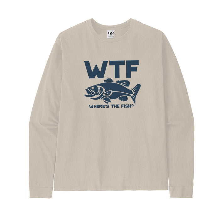WTF Where Is The Fish Long Sleeve T-Shirt