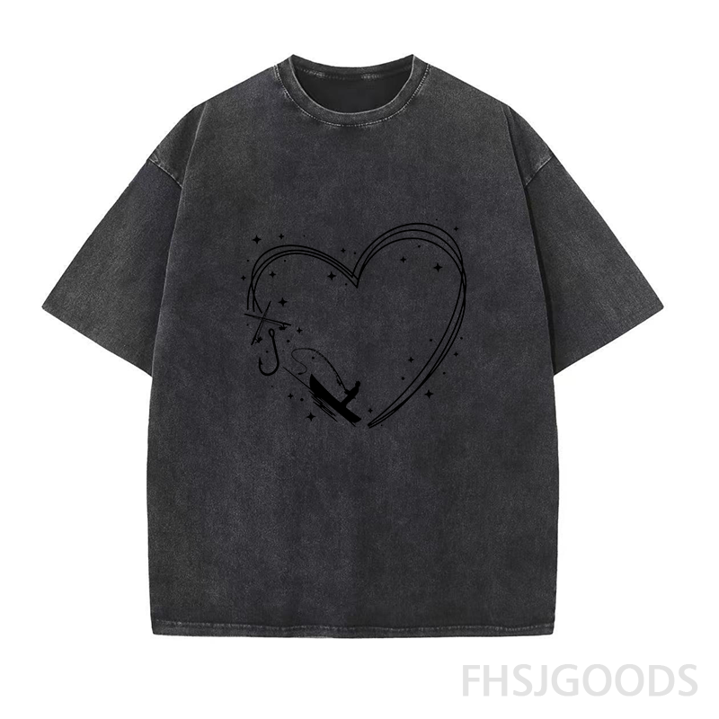 Love Fishing Unisex Distressed T-Shirt
