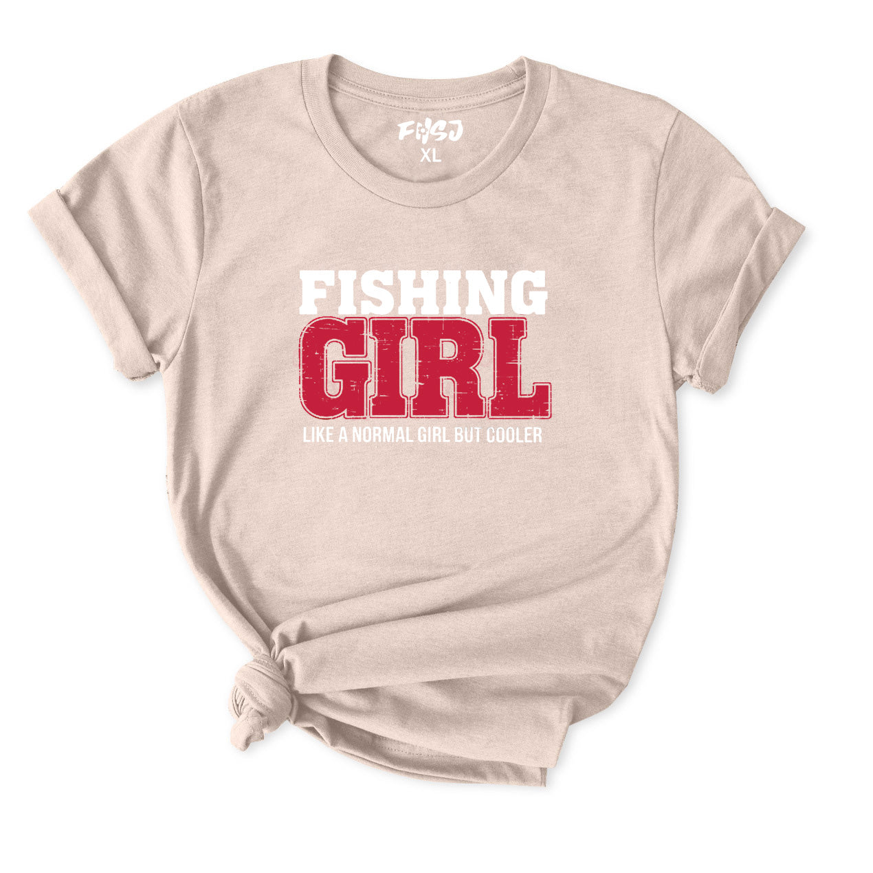 Fishing Girl Like A Normal Girl T-Shirt for Women