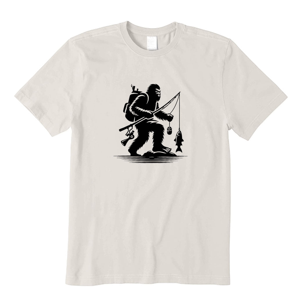 Bigfoot Fishing T-Shirt