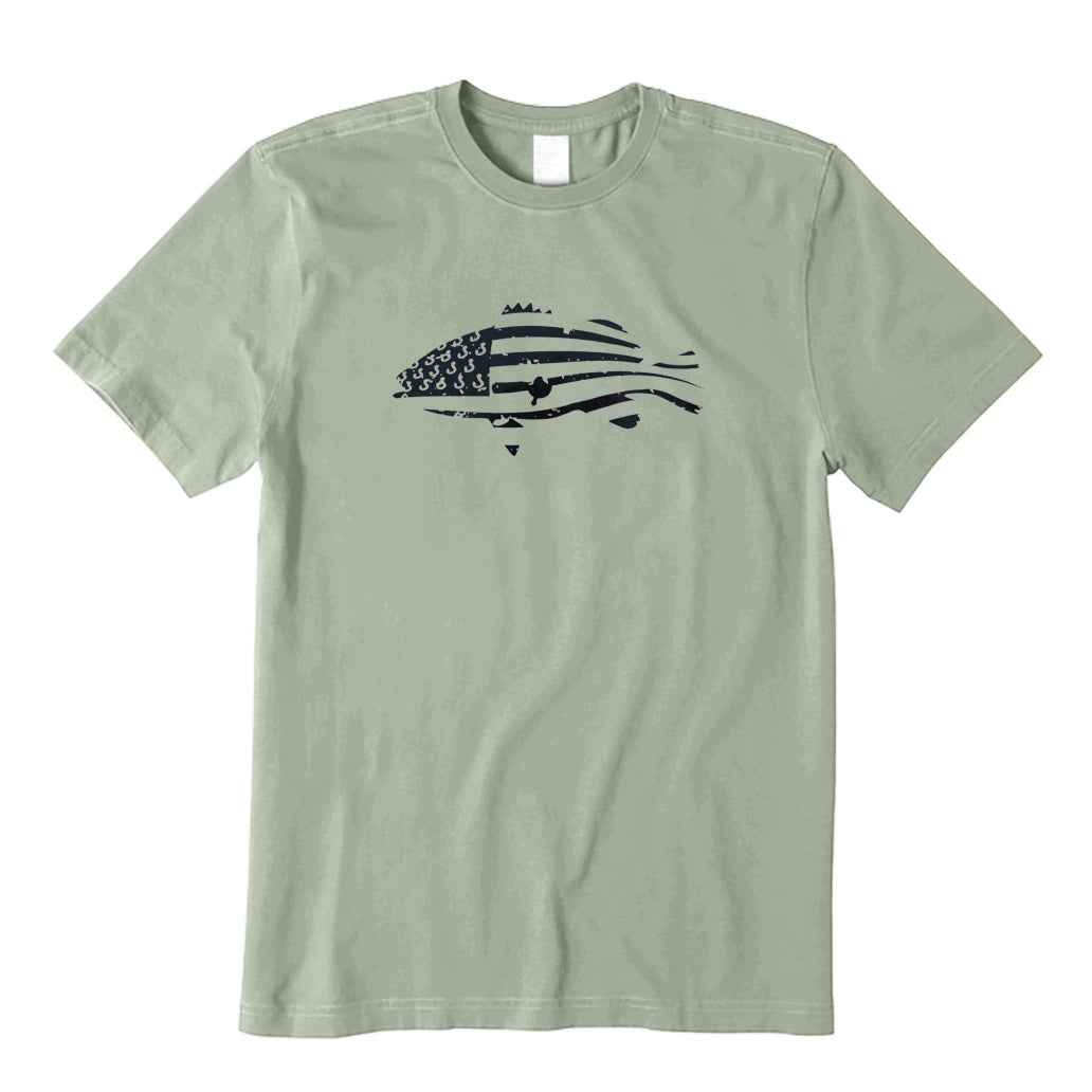 Fish Flag Fishing T-Shirt