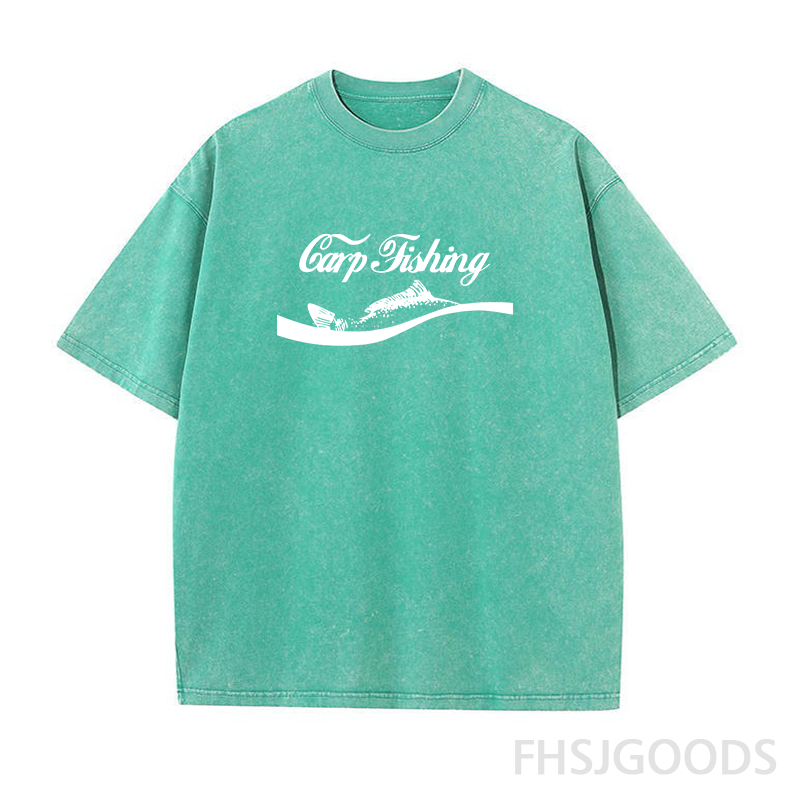 Carp Fishing Unisex Distressed T-Shirt