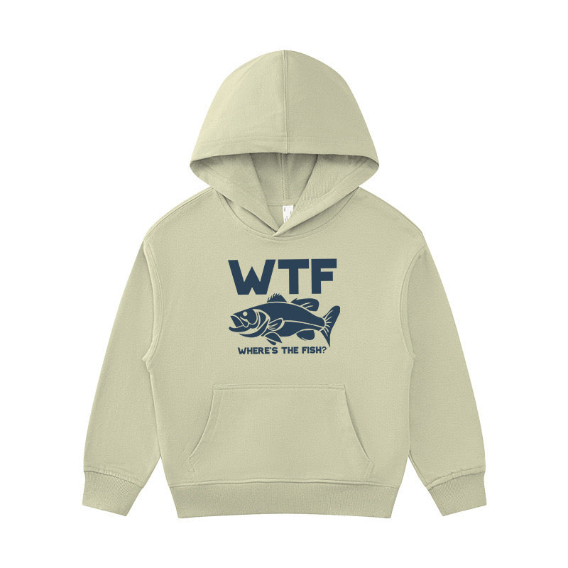 WTF Where Is The Fish?Kid's Hoodie