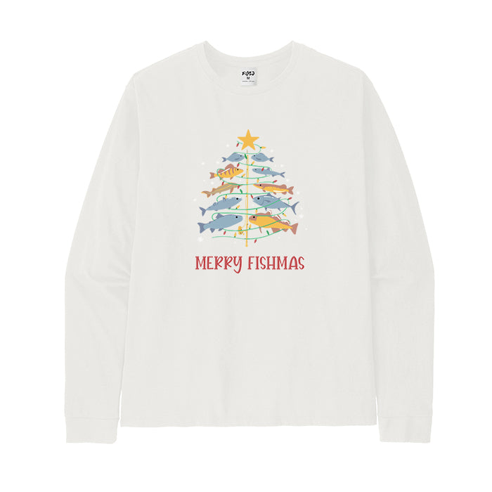 Merry Fishmas Long Sleeve T-Shirt