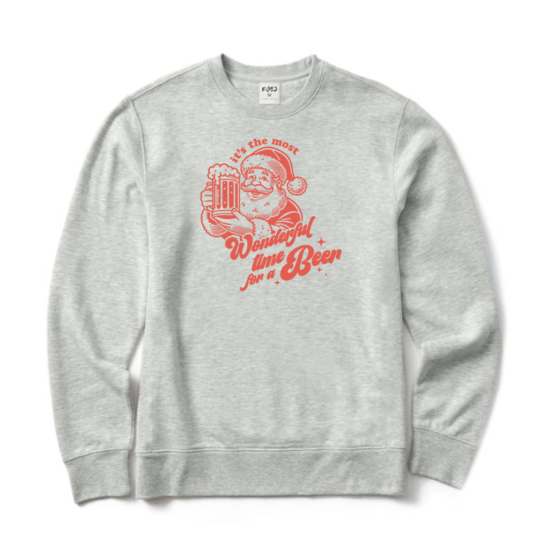 Christmas Beer Crewneck Sweatshirt