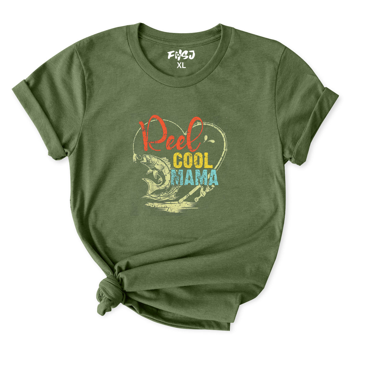 Reel Cool Mom Fishing T-Shirt for Women