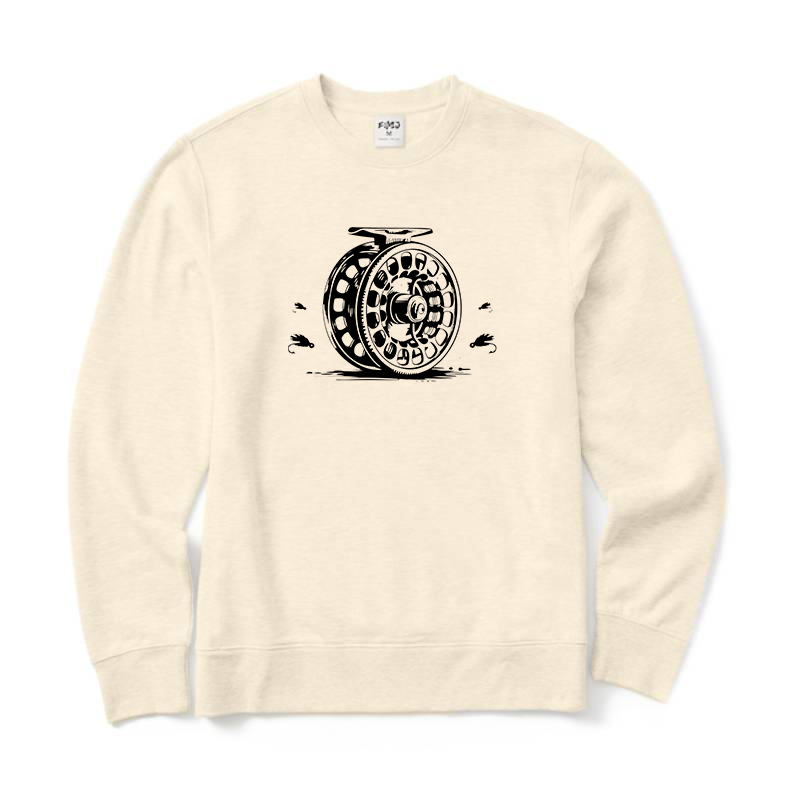 Fly Reel Crewneck Sweatshirt