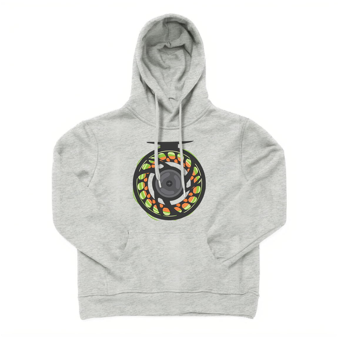 Fly Fishing Reel Hoodie