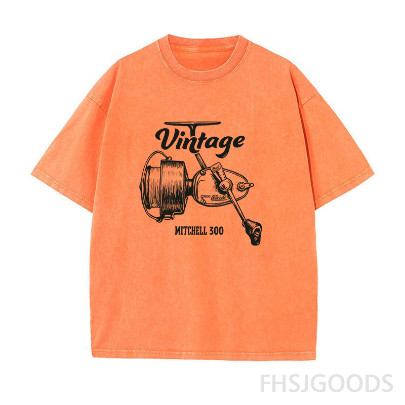 Vintage Mitchell 300 Unisex Distressed T-Shirt