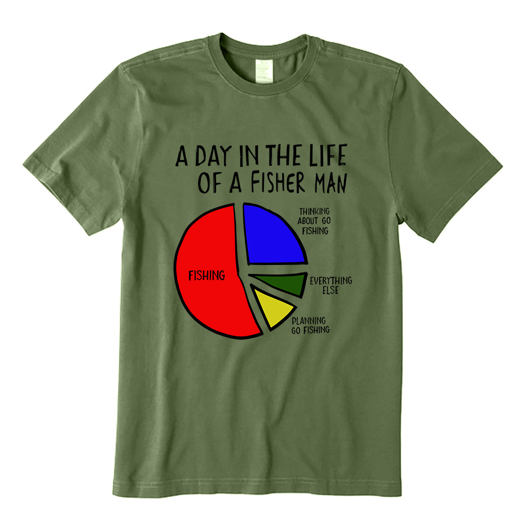 A Day In The Life Of A Fisher Man T-Shirt