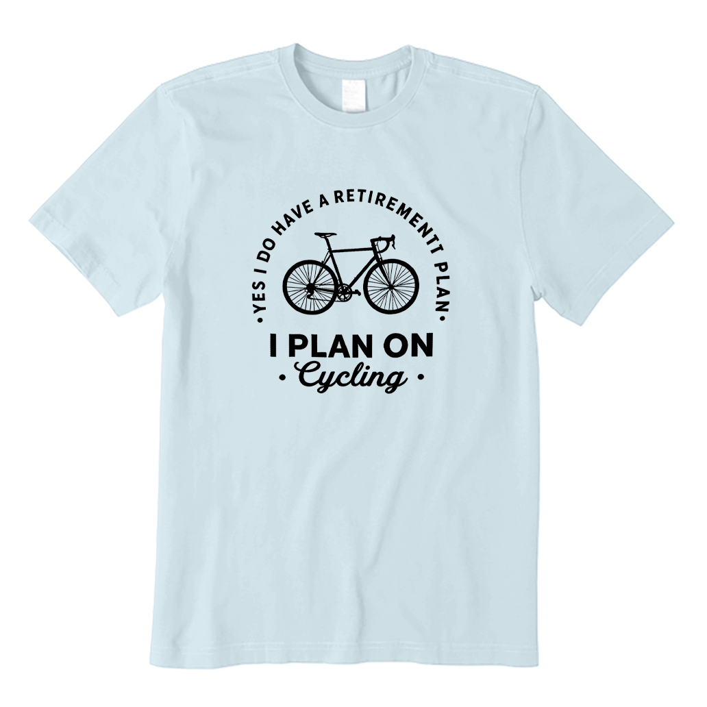 Retirement Plan Just Cycling T-shirt