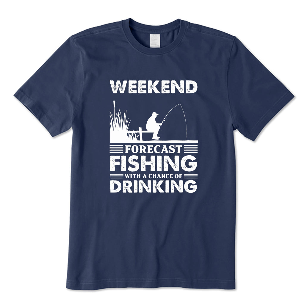 Weekend Forecast Fishing T-Shirt