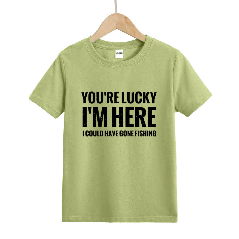 I Could Have Gone Fishing Kids T-Shirt