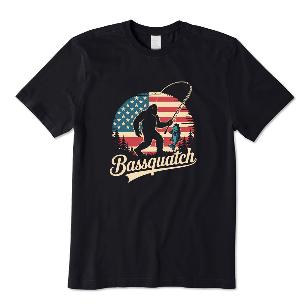 Bassquatch Fishing T-Shirt
