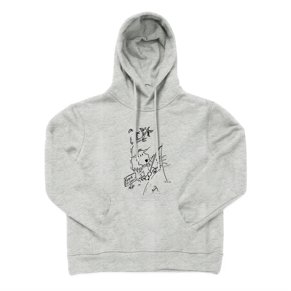 Fishing Dog Gone Fishing Hoodie