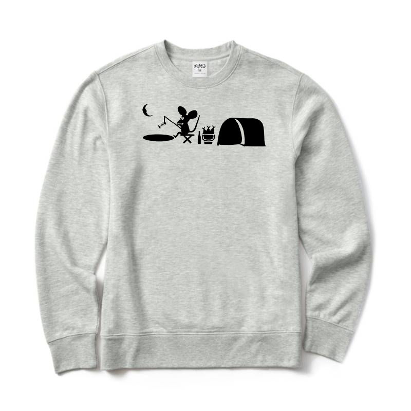 Fishing Mouse Hole Crewneck Sweatshirt