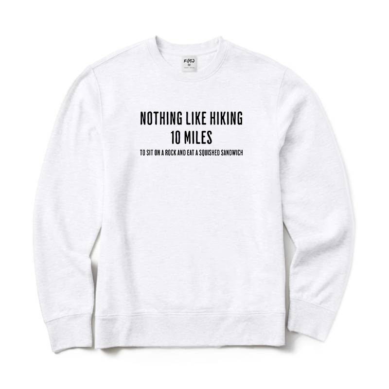 Funny Hiker Crewneck Sweatshirt