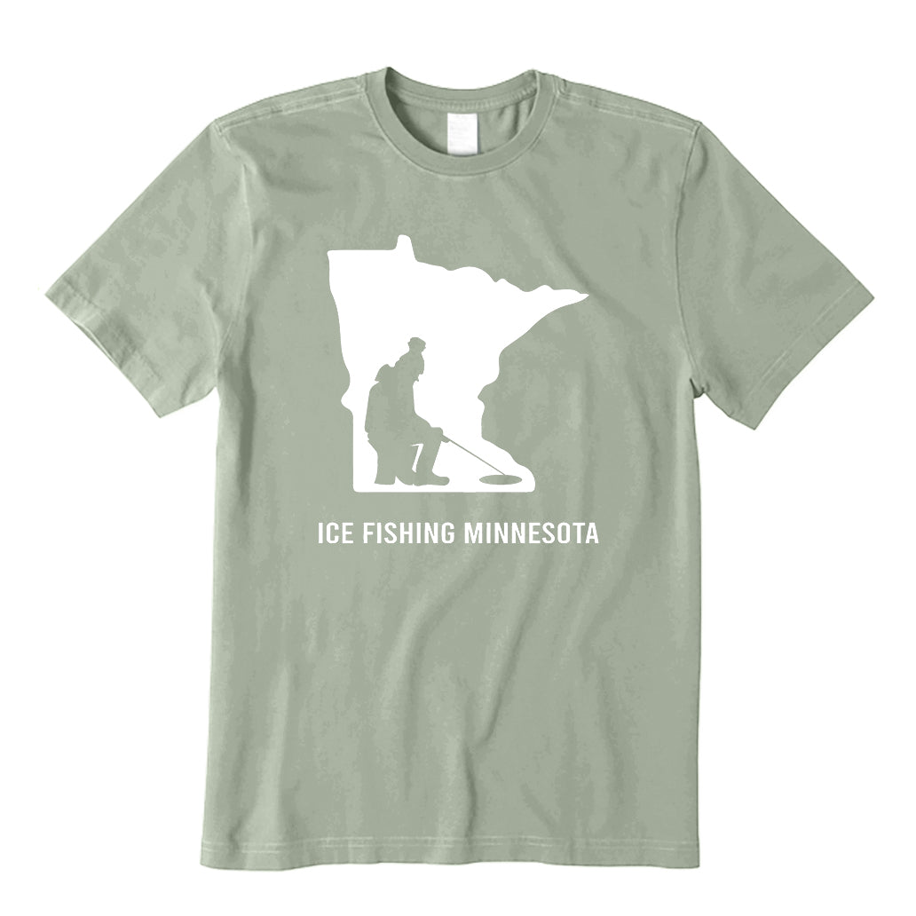 Ice fishing Minnesota T-Shirt