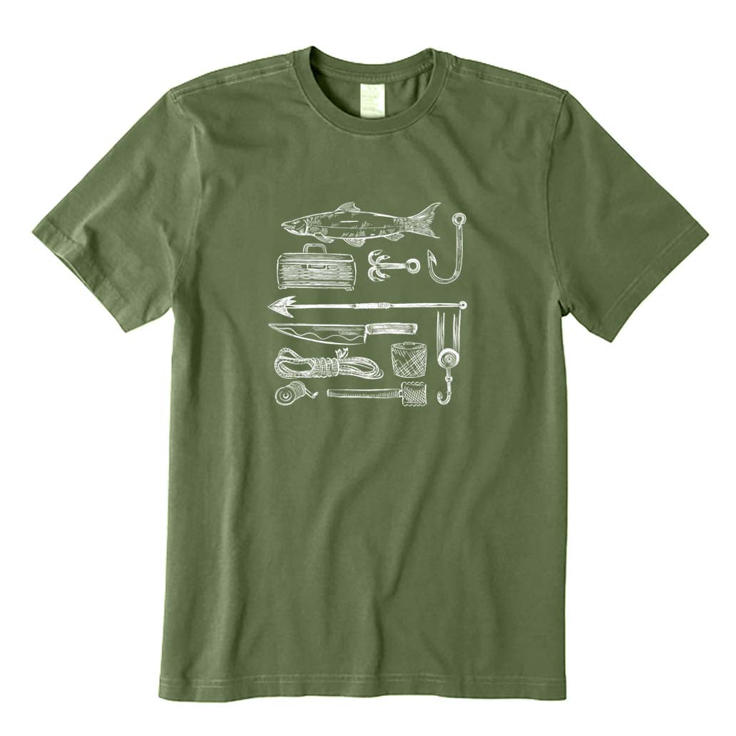 Vintage Style Fishing T-Shirt