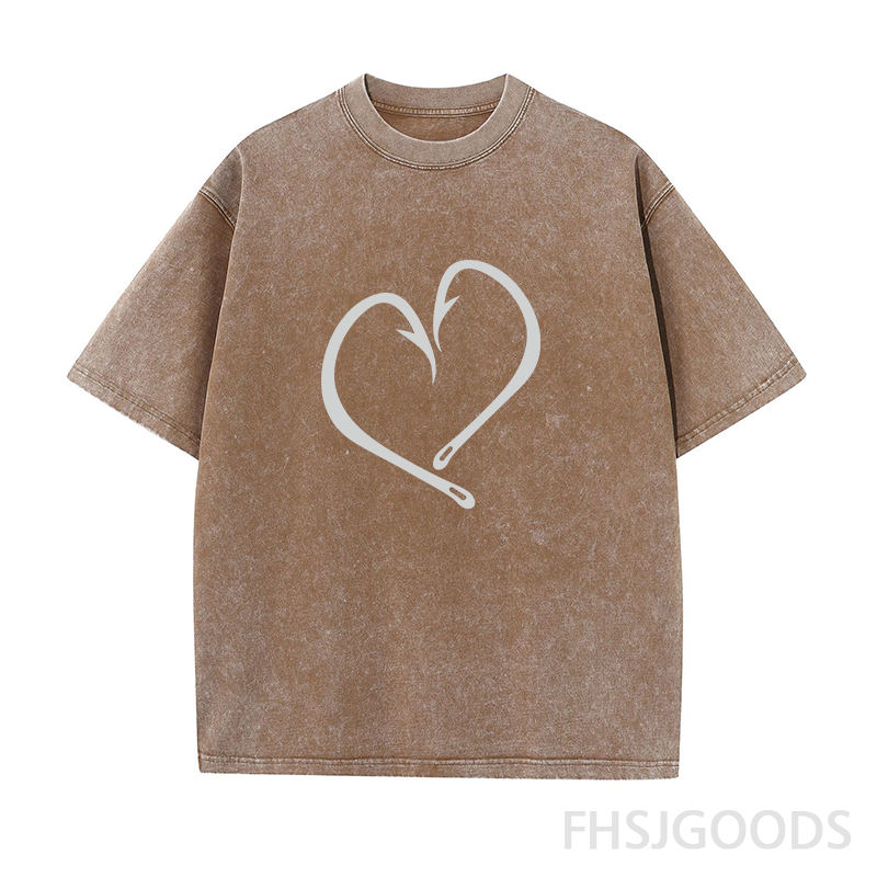 Fishing Love Unisex Distressed T-Shirt