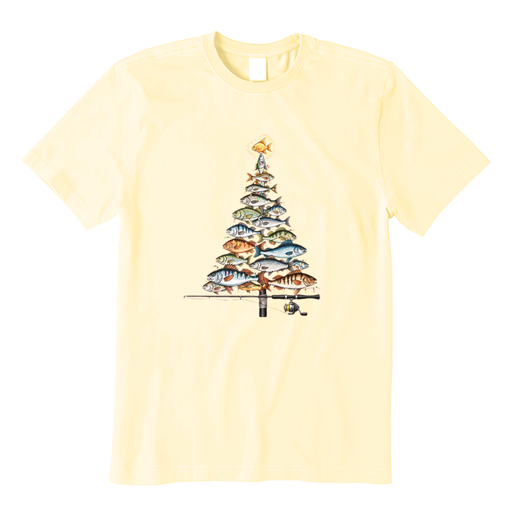 Christmas Fishing T-Shirt