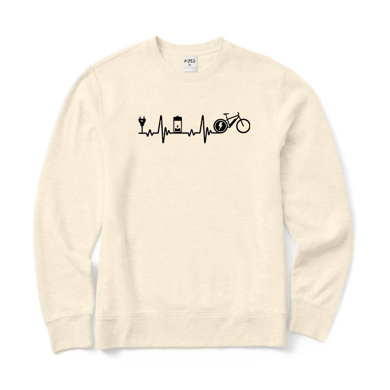 Heartbeat E-Bike Crewneck Sweatshirt