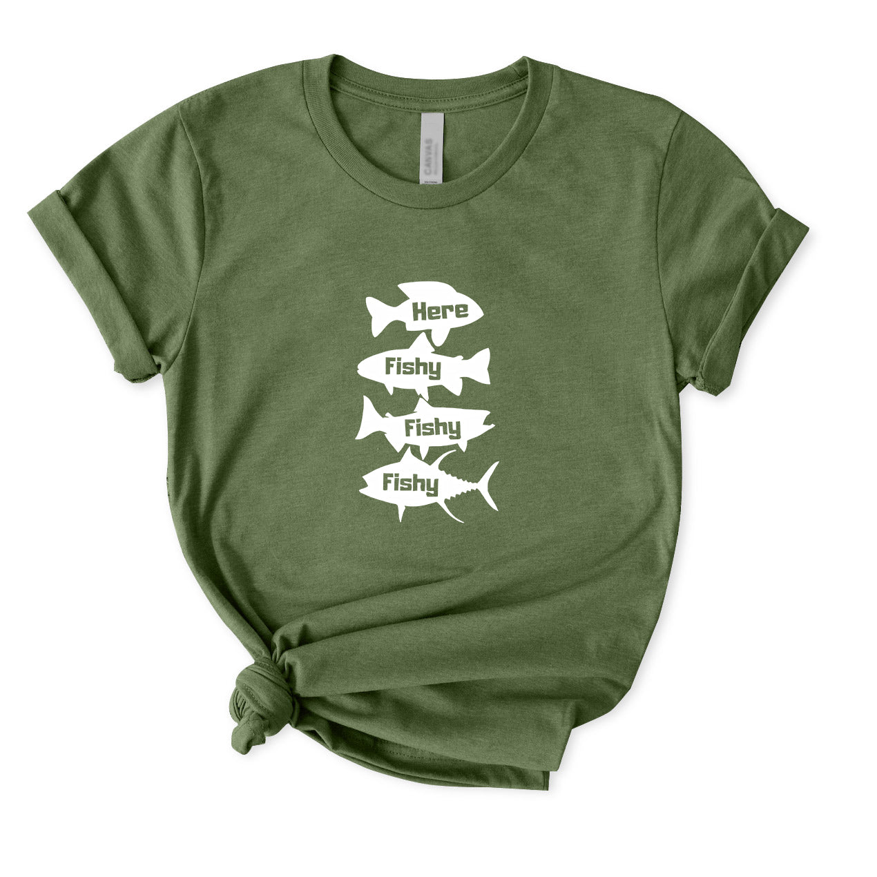 Here Fishy Fishy Fishy T-Shirt for women
