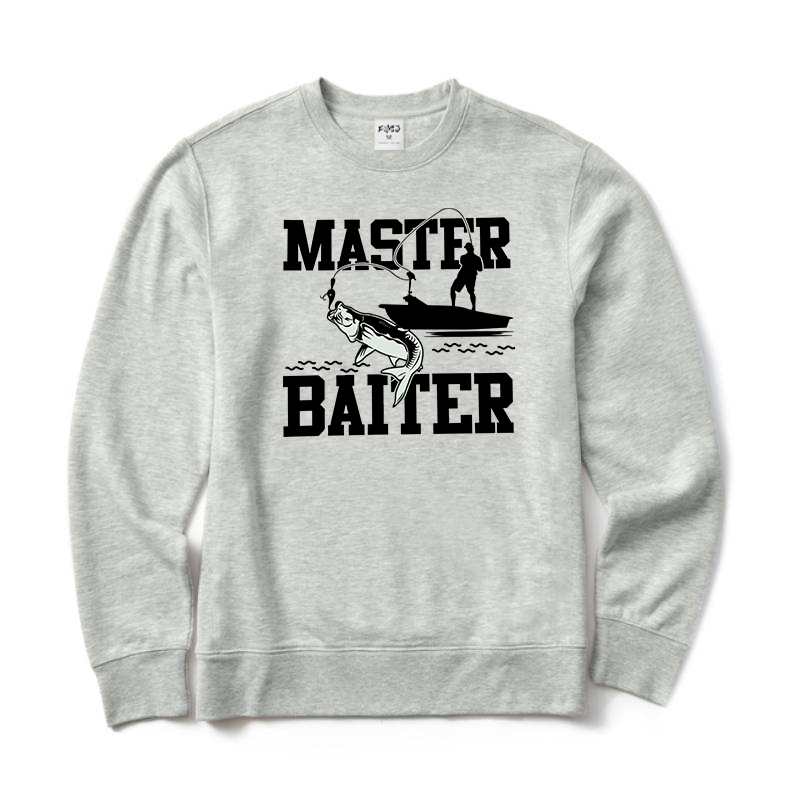Master Baiter Fishing Crewneck Sweatshirt
