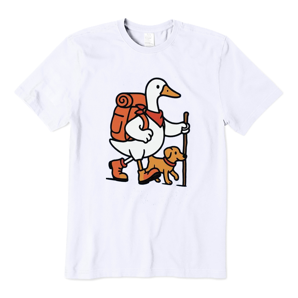 A Hiking Goose T-Shirt