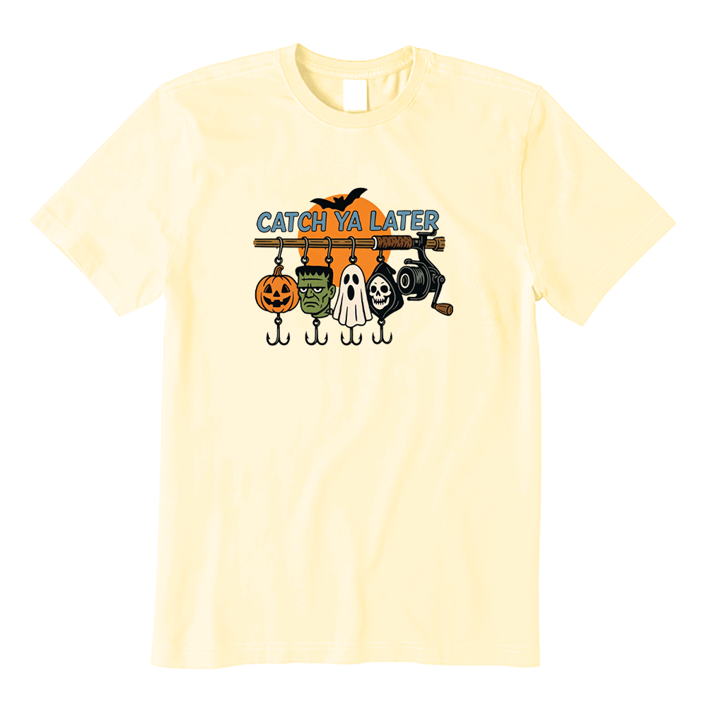 Catch Ya Later Halloween Fishing T-Shirt