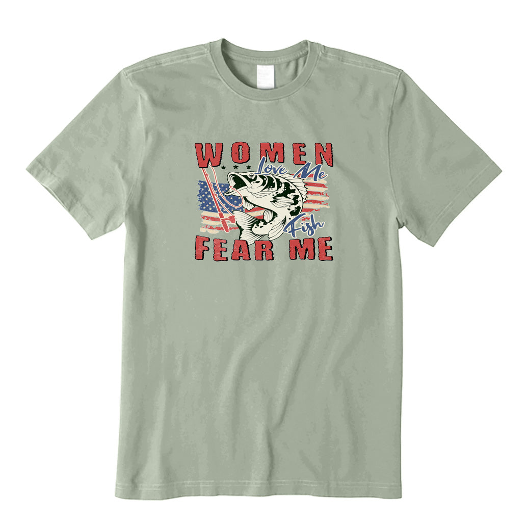 Women Want Me Fish Fear Me T-Shirt