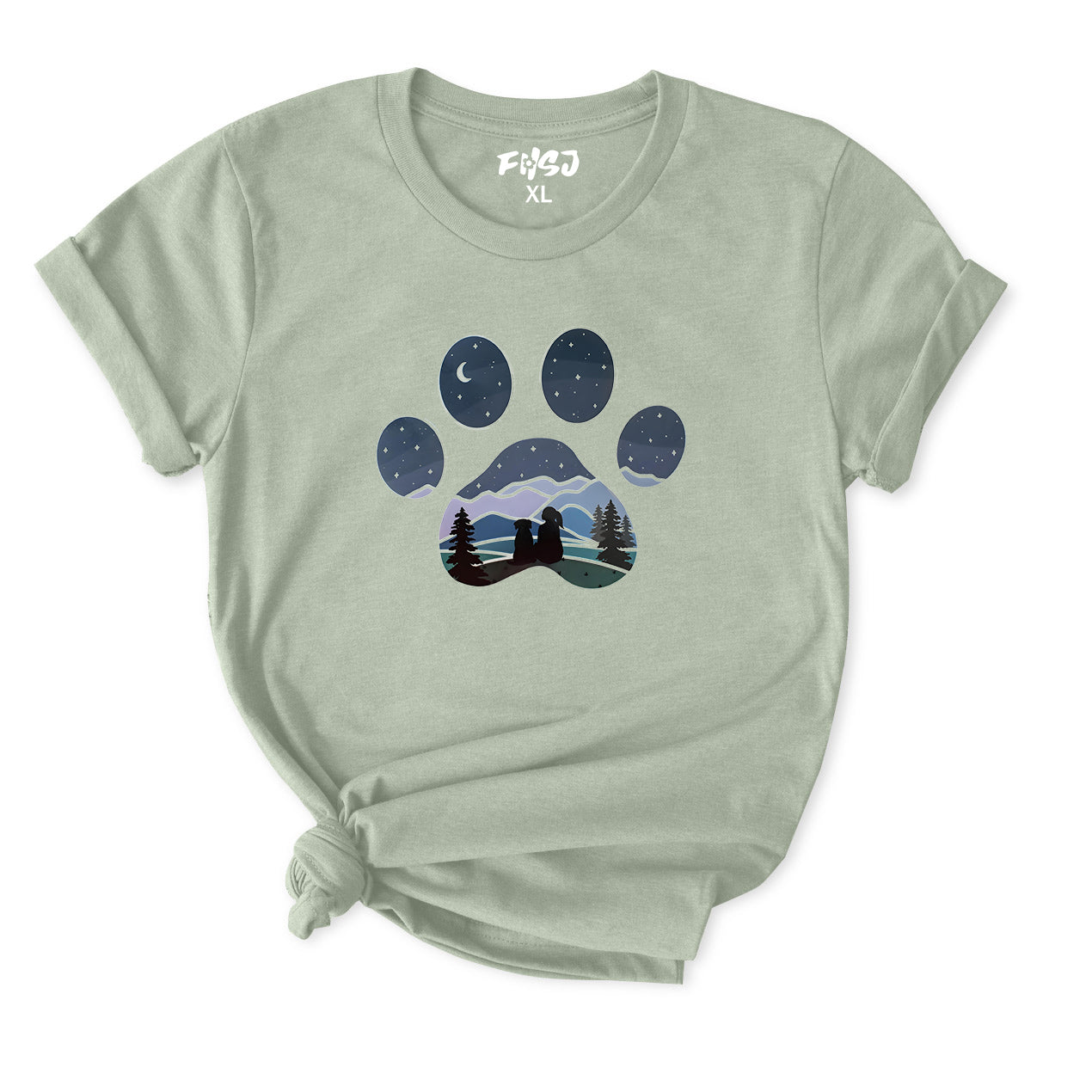 Girl with Dog T-Shirt for Women