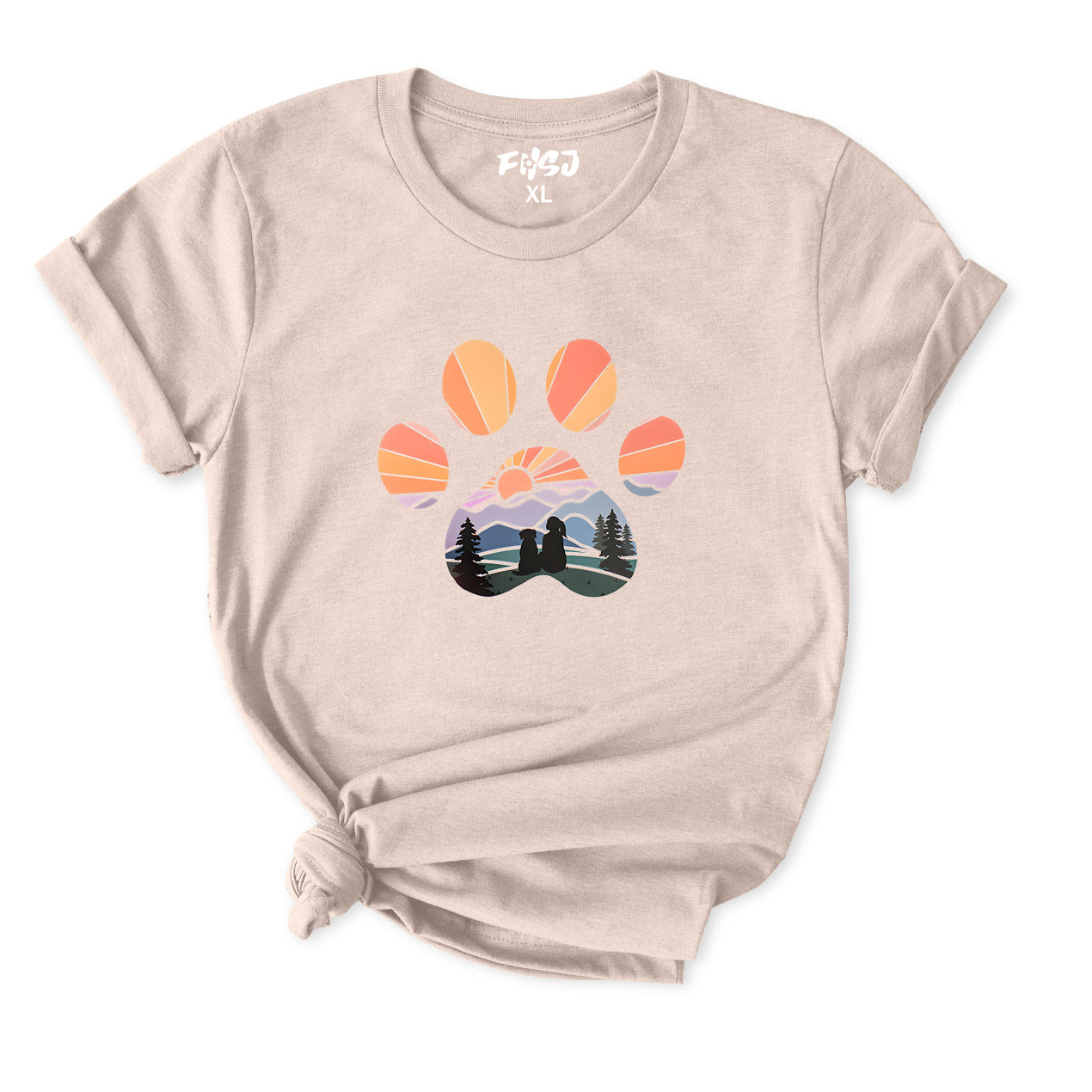 Girl with Dog T-Shirt for Women