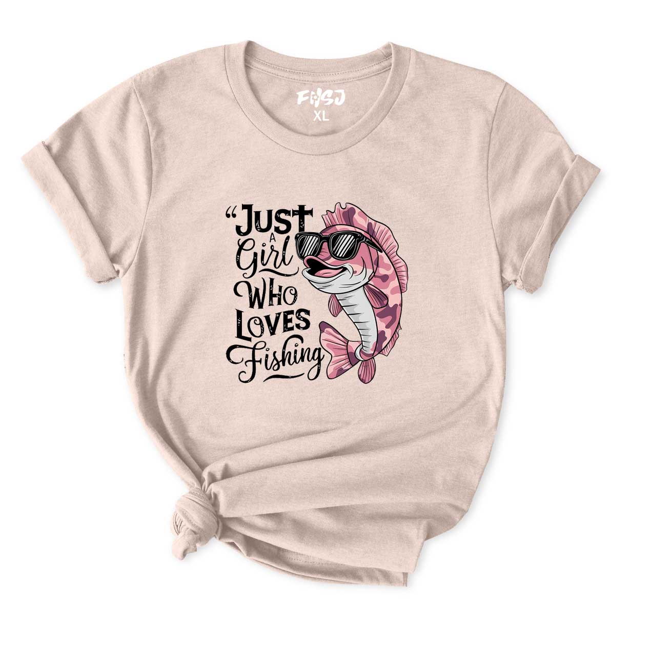 Just A Girl Who Loves Fishing T-Shirt for Women