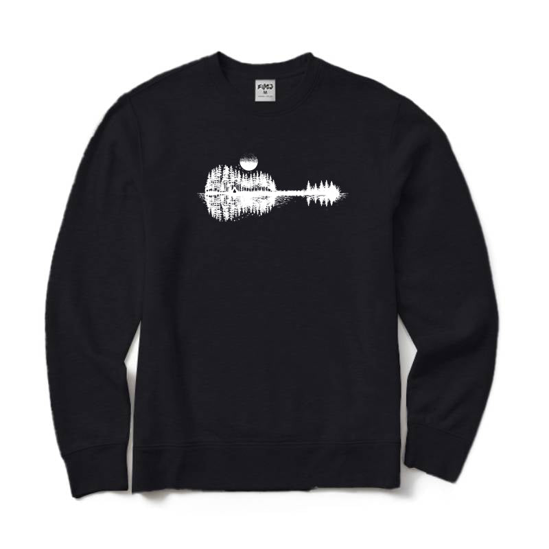 Nature Guitar Crewneck Sweatshirt