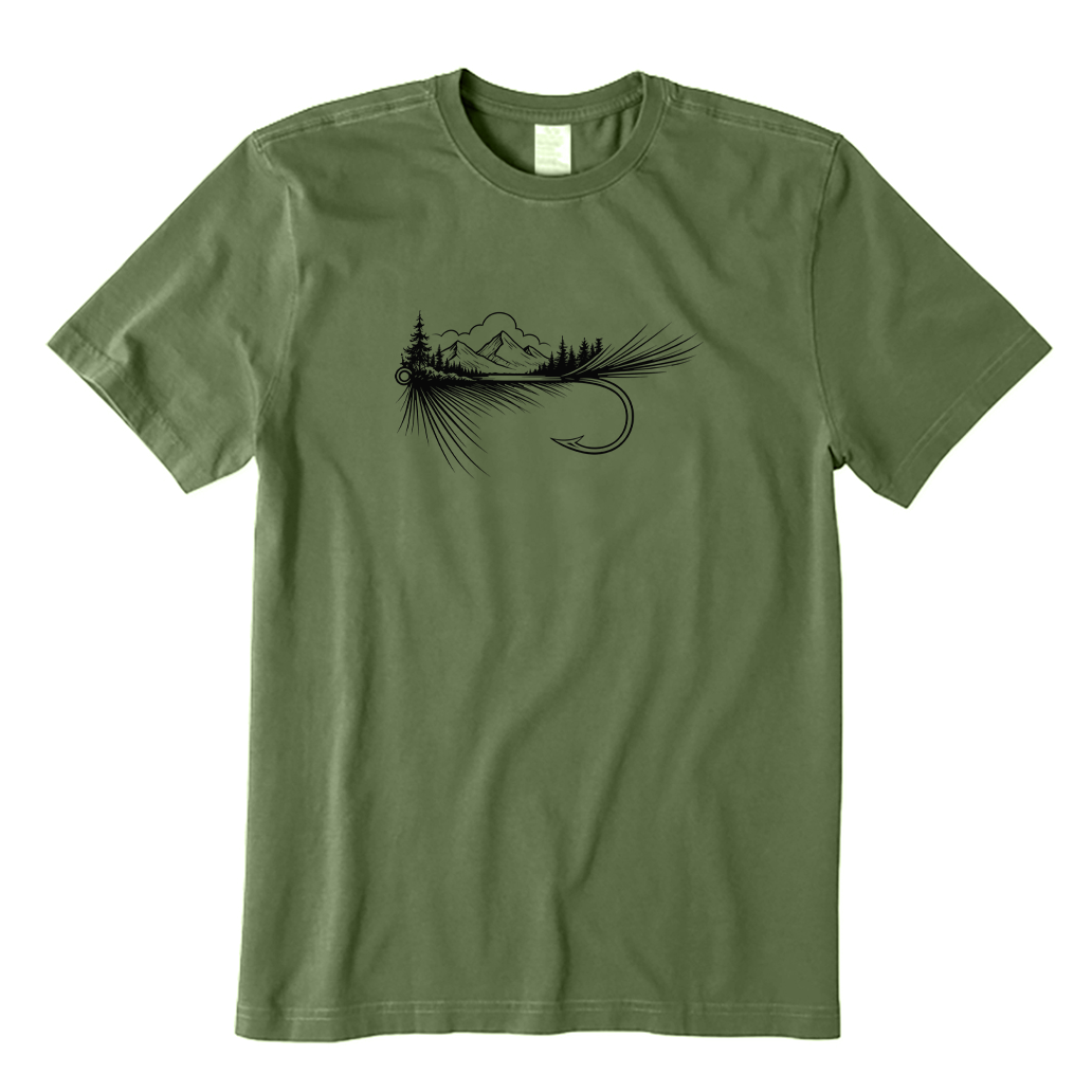 Fly Fishing Hook T-shirt