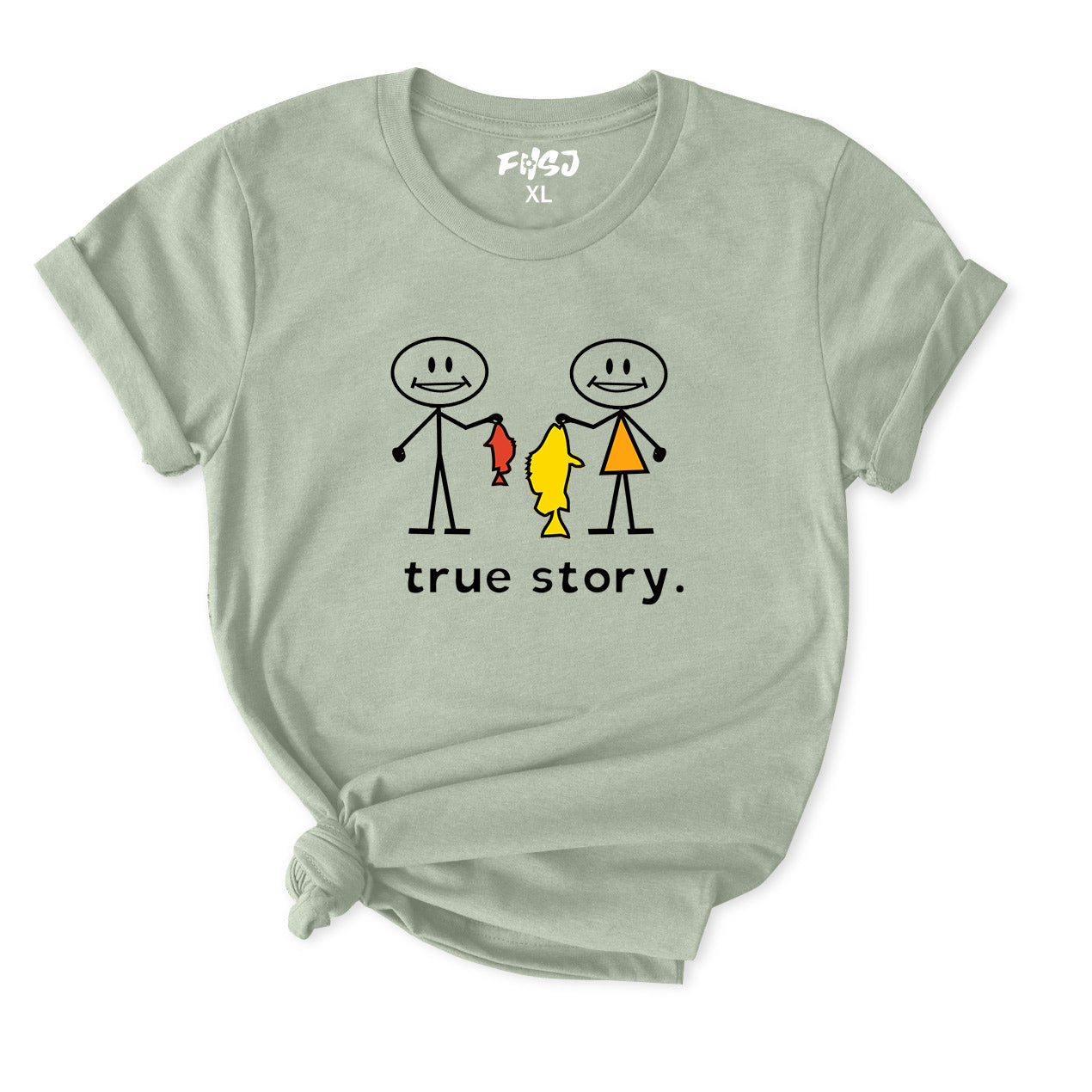 True Story Fishing T-Shirt for Women
