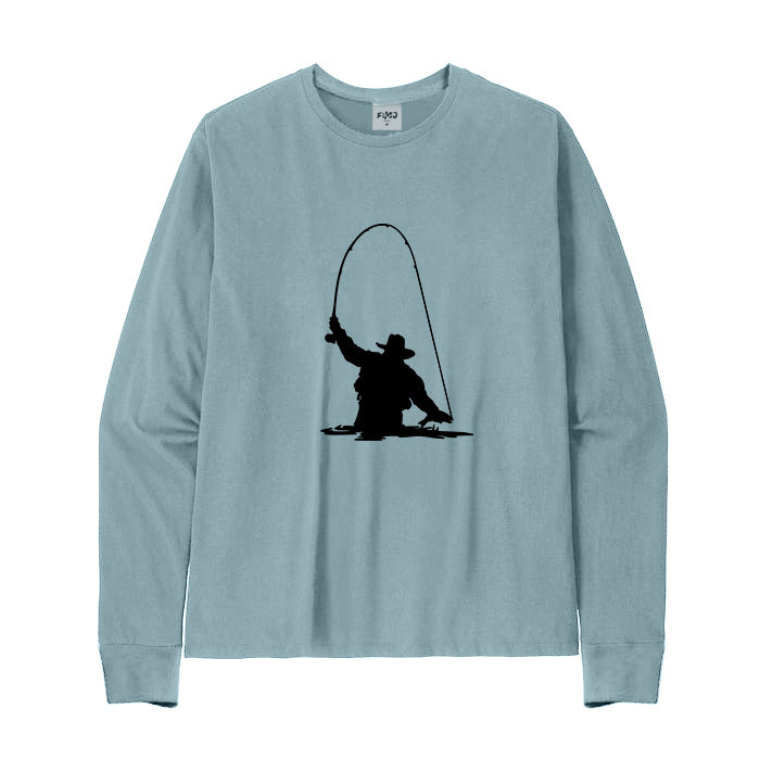 FLY FISHING FISHERMAN Long Sleeve T-Shirt