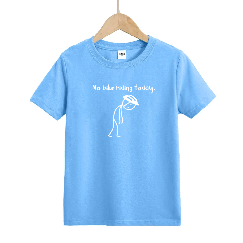 No Bike Riding Today Kids T-Shirt