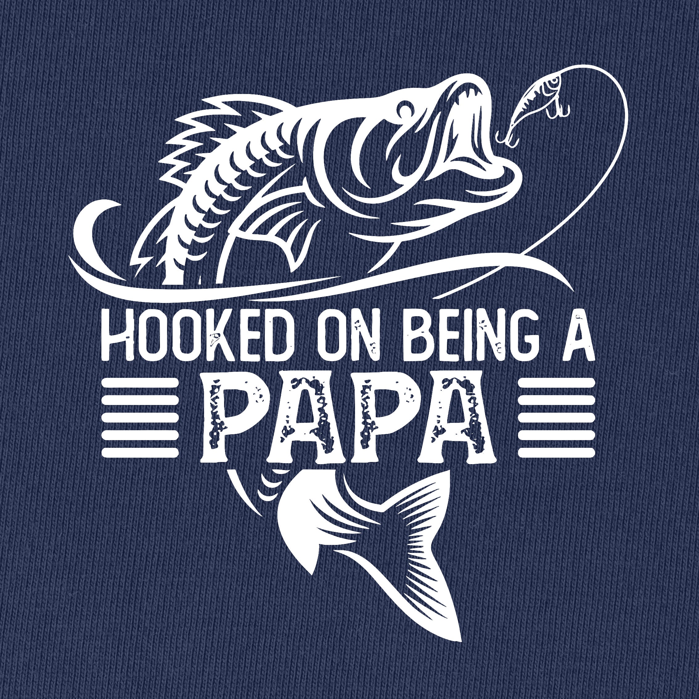 Hooked on being a Papa T-Shirt
