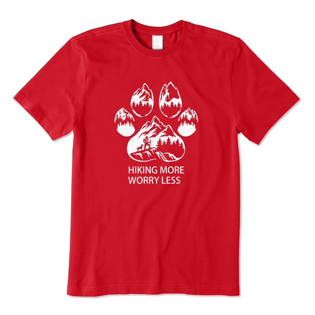 Hiking More Worry Less T-shirt