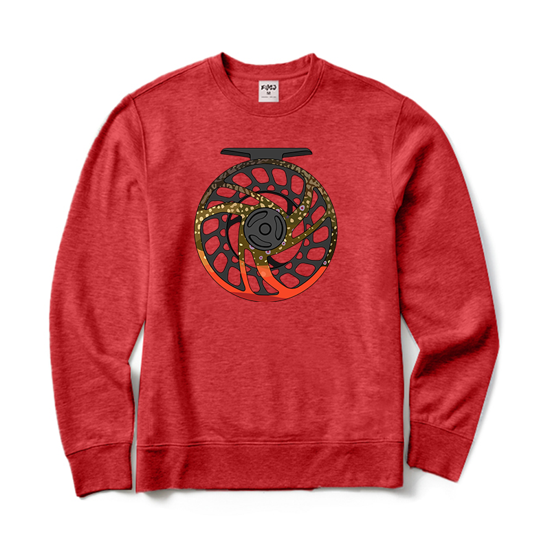 Brook Trout Reel Crewneck Sweatshirt