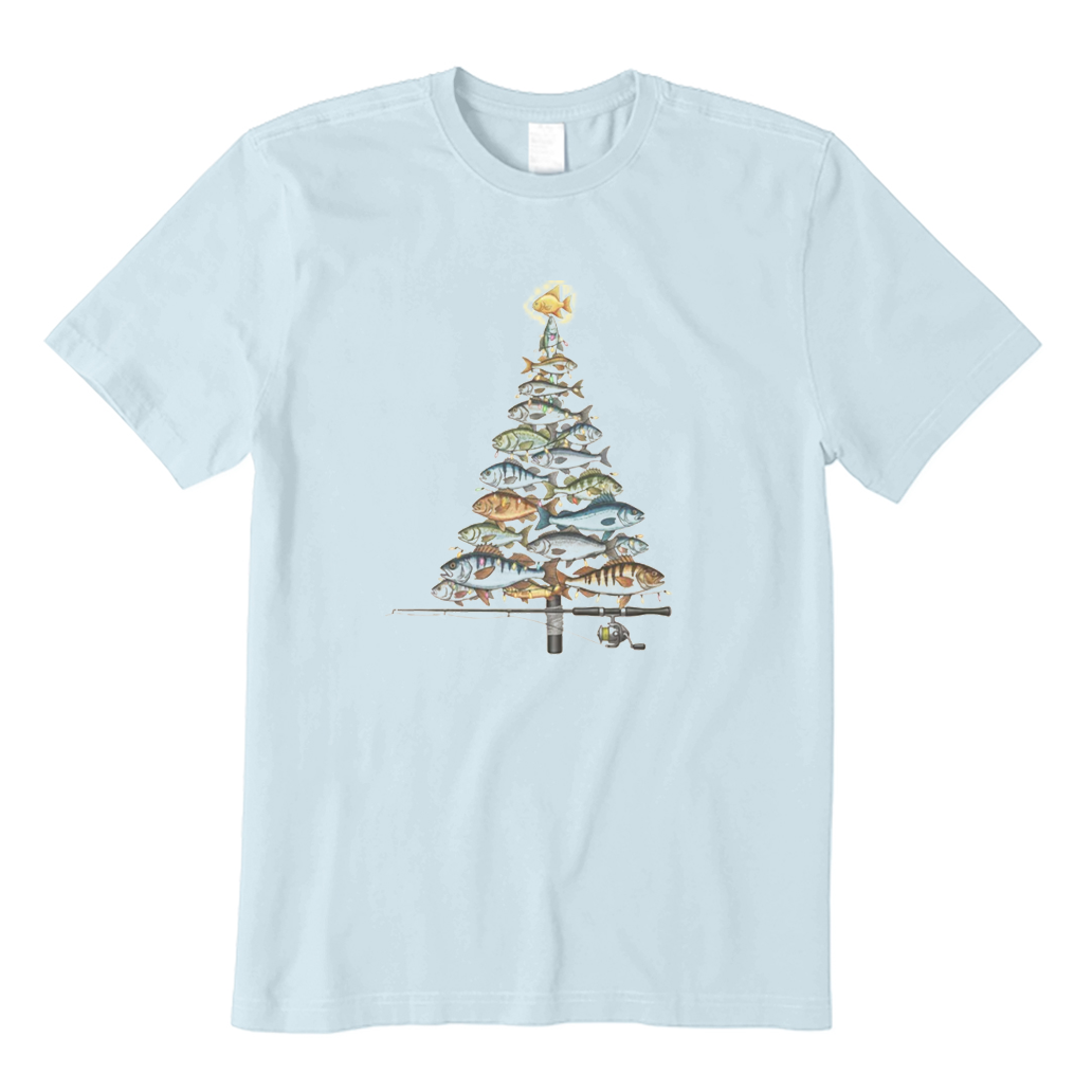 Christmas Fishing T-Shirt