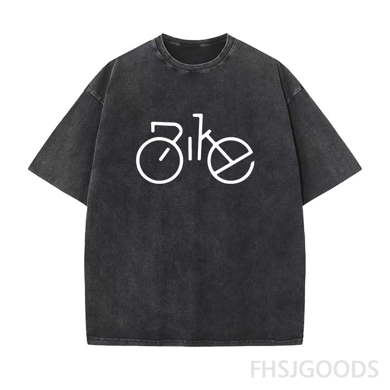 Bike Unisex Distressed T-Shirt