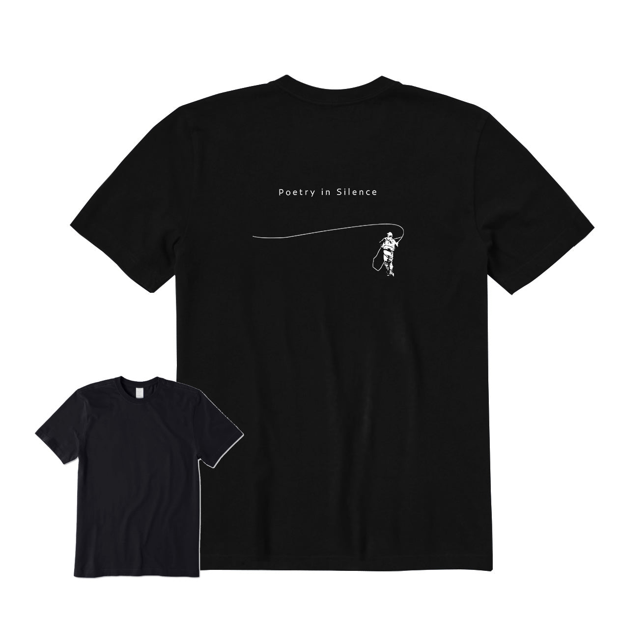 Fly Fishing Back Graphic T-Shirt