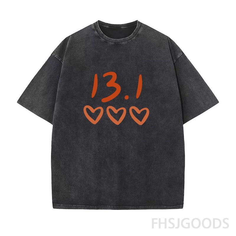 Half Marathon Runner Unisex Distressed T-Shirt