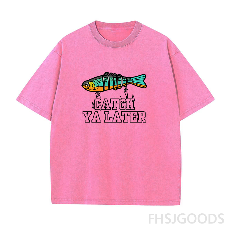 Catch You Later Unisex Distressed T-Shirt