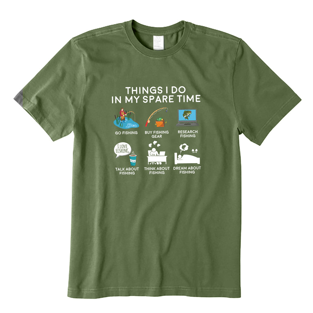 Fishing Things I Do In My Spare Time T-Shirt