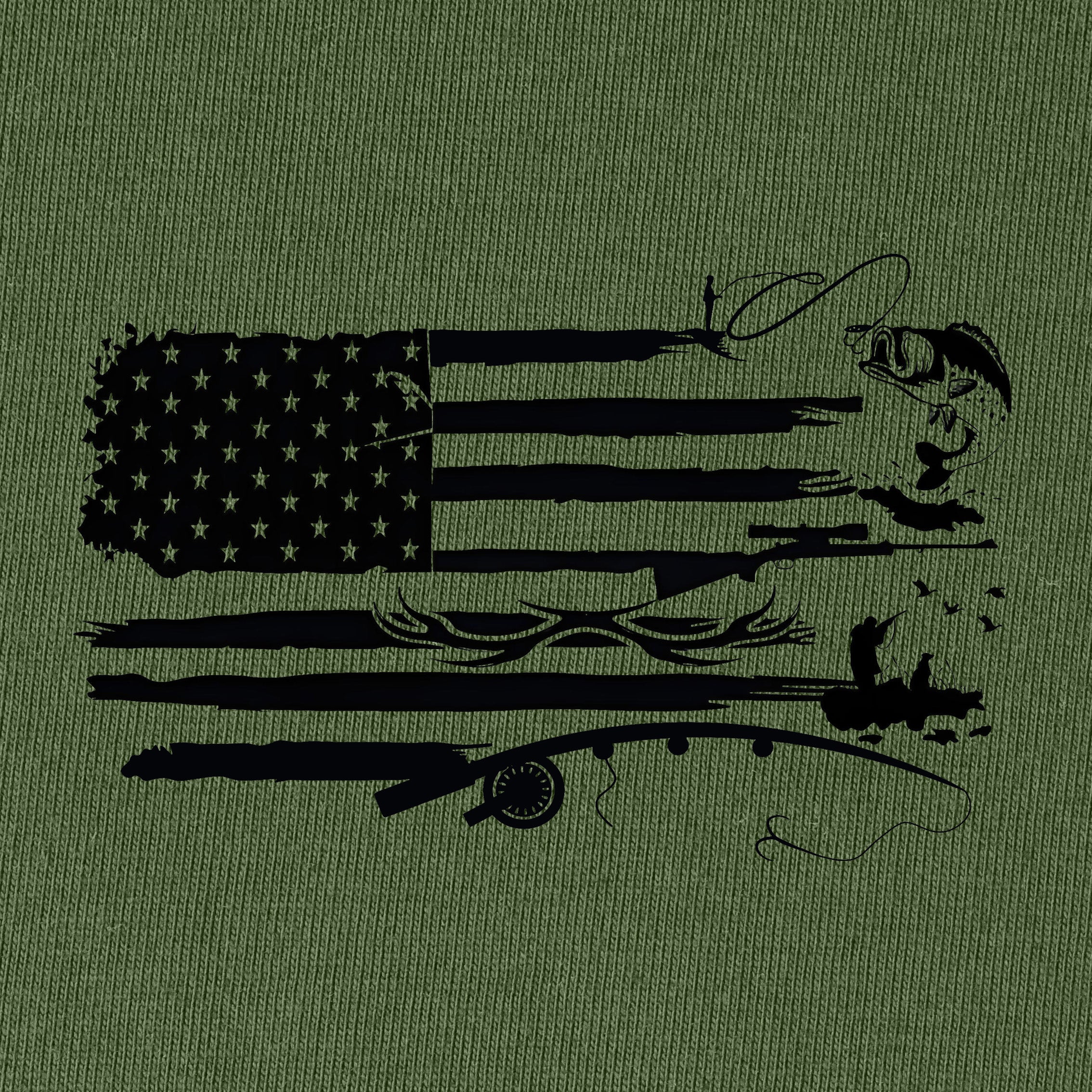 Fishing Flag T-Shirt