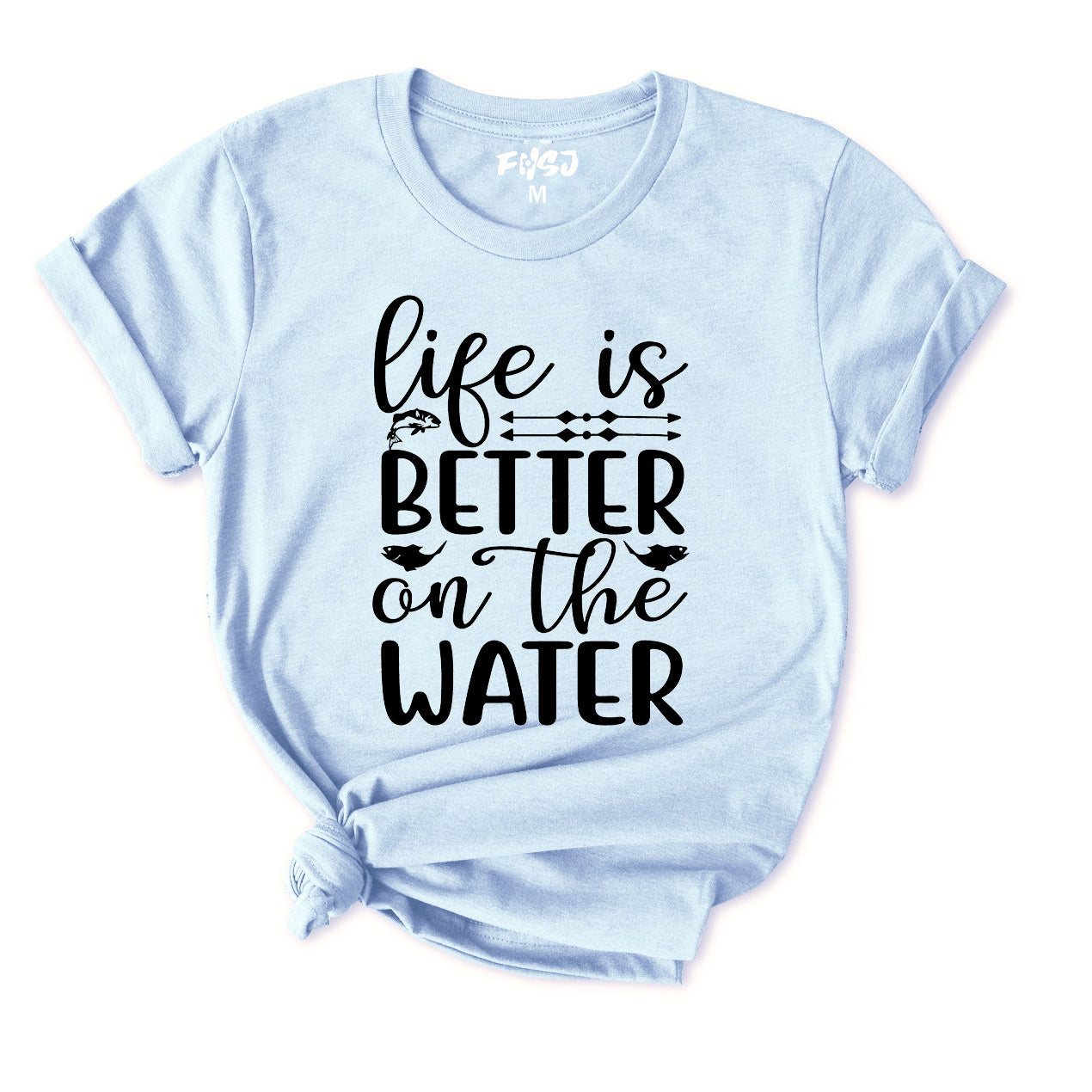 Lite Is Better On The Water T-Shirt for Women